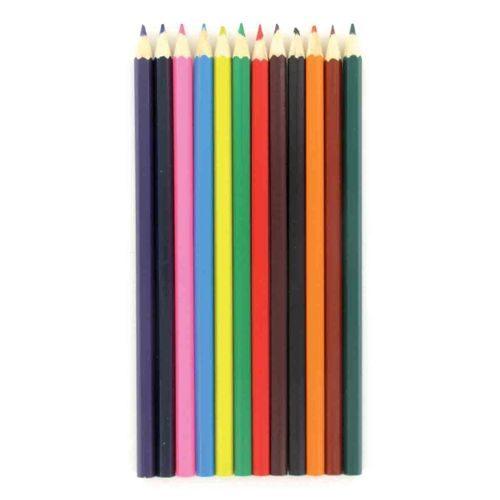 Crayons De Couleur 12 Pièces - Megacrea Diy