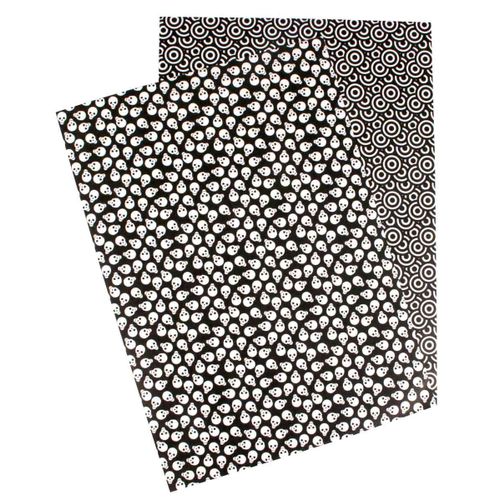 Washi Paper Papier Adhésif A4 2 Feuilles Tête De Mort