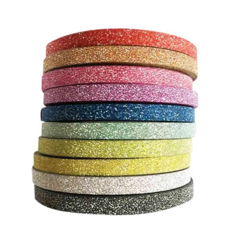 Rubans Adhésif Glitter Paillette 0,4 Cm 10 Pièces - Megacrea Diy