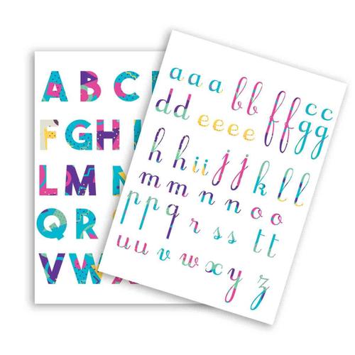 Gommettes Alphabet De 1,5 À 2,5 Cm X 73 Pièces - Megacrea Diy