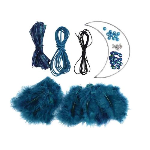 Kit Attrape-Rêve Dreamcatcher Lune 15,5 X 5,5 Cm - Megacrea Diy
