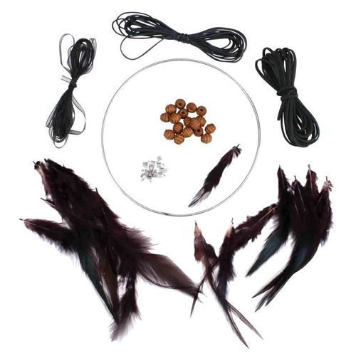 Kit Attrape-Rêve Dreamcatcher Rond 15 Cm - Megacrea Diy