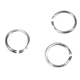 Anneaux De Liaison Ronds Argent 5 Mm X 100 Pcs - Megacrea