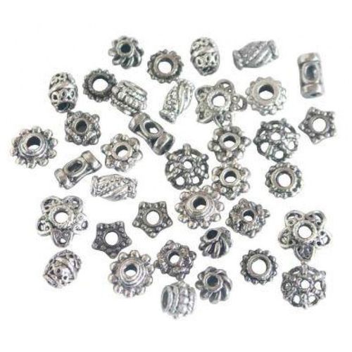 Intercalaires Anneaux Coupelles 5 À 20 Mm Argenté 12 Pièces - Megacrea Diy