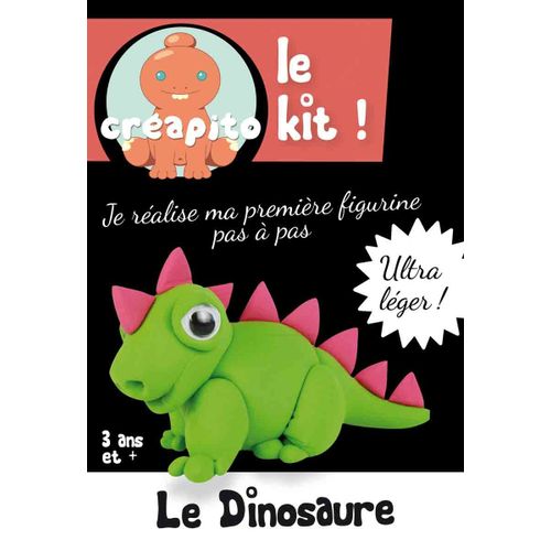 Kit Pâte À Modeler Enfant Creapito Dinosaure - Megacrea Diy