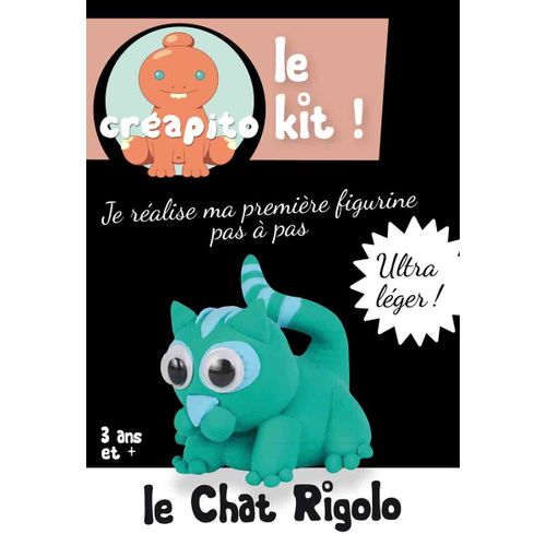 Kit Pâte À Modeler Enfant Creapito Chat Rigolo - Megacrea Diy