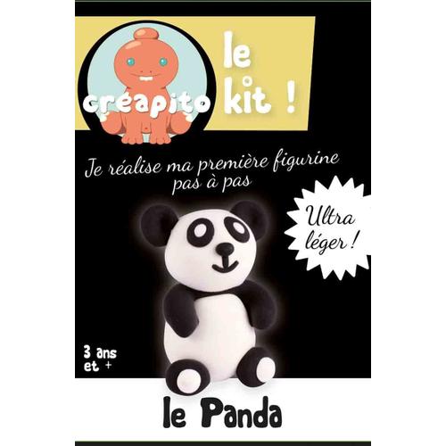 Kit Pâte À Modeler Enfant Creapito Le Panda - Megacrea Diy