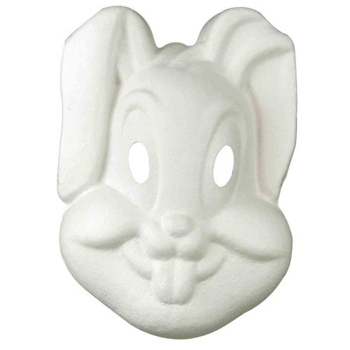 Masque Enfant Lapin En Papier Comprimé 18 X 26 Cm Élastique