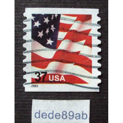 Etats-Unis.. 37 U S A . Drapeau Américain . Oblitéré Used Stamp.
