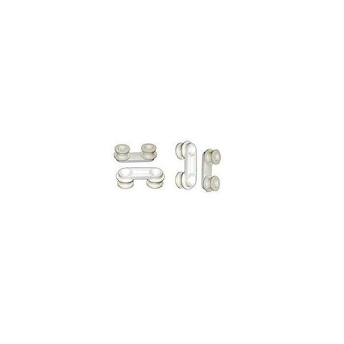 Ensemble Support De Roulette Complet X4 Pour Lave-Vaisselle Electrolux - Aeg
