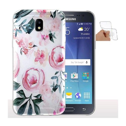 Coque Samsung Galaxy J5 2017 Fleurs Aquarelles, Coque De Télephone Samsung J530 Floral