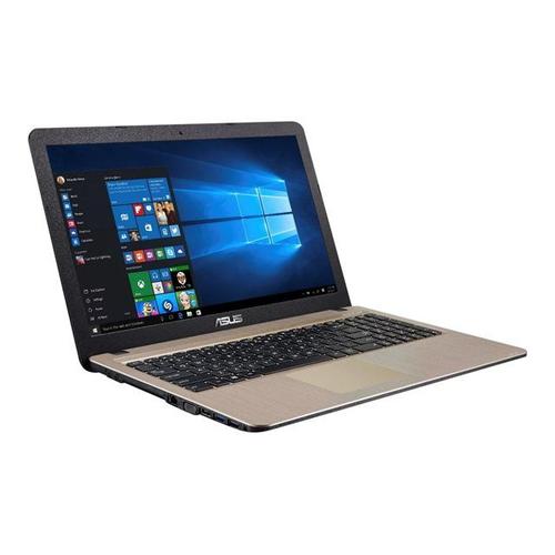 ASUS R540YA GK576T - A8 7410 / 2.2 GHz - Win 10 Familiale 64 bits - 4 Go RAM - 128 Go SSD + 1 To HDD - 15.6" écran tactile 1366 x 768 (HD) - Radeon R5 - Marron foncé métallisé