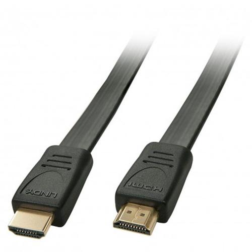 Lindy - Câble HDMI - HDMI mâle pour HDMI mâle - 4.5 m - blindé - noir - moulé, plat, support 4K