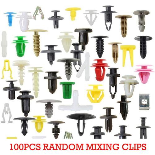 100 Pièces - Clips De Fixation Pour Voiture, Vis De Pare-Chocs, Décoration Intérieure, Autocollants, Broches, Fiat Tipo Mini F56 Vitar