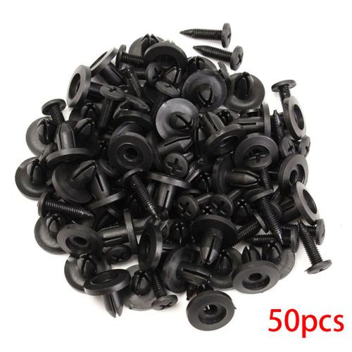 50pcs-2 - Clips De Fixation Pour Voiture, Vis De Pare-Chocs, Décoration Intérieure, Autocollants, Broches, Fiat Tipo Mini F56 Vitar