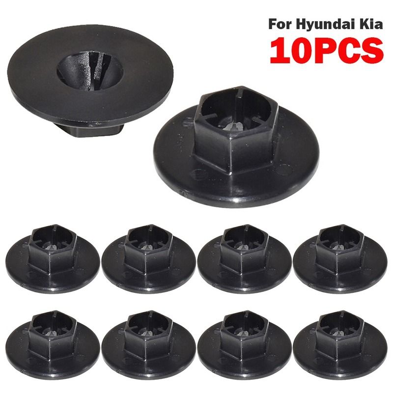 Qualité D'origine - Lot De 10 Clips De Doublure De Garde-Boue Pour Kia, K5 Borrego Sorento Forte Feat 35 Sportage K2 Hyundai Sante Fe 4.3 Son