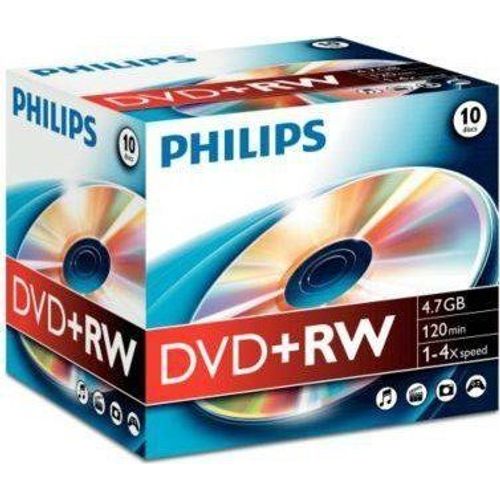 DVD+RW 1-4x, 1 pièce en jewelcase