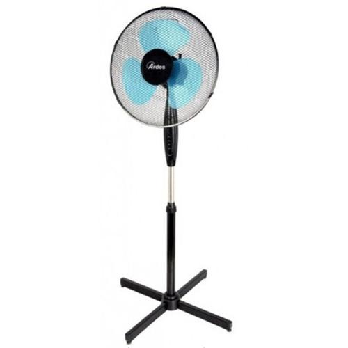 Ardes Ventilatore a Piantana AR5 Diametro 40 Cm 3 Pale , 3 velocità 50 W Nero EA40P