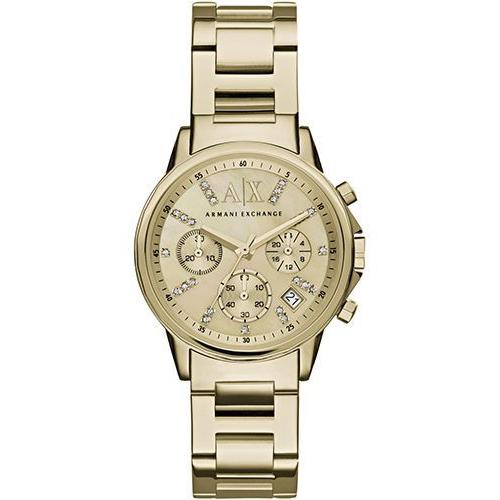 Montre Armani Exchange Ax4327 Yellow Gold Acier 316 L Femme