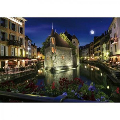 Puzzle 1000 Pièces Paysages Nocturnes - France : Annecy