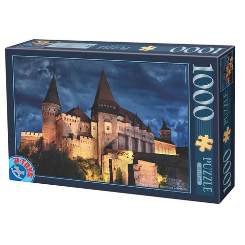 Puzzle 1000 Pièces Château De Hunedoara By Night, Château Des Corvin By Night - Roumanie