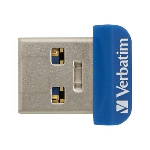 Verbatim Store 'n' Stay NANO - Clé USB - 32 Go - USB 3.0 - bleu