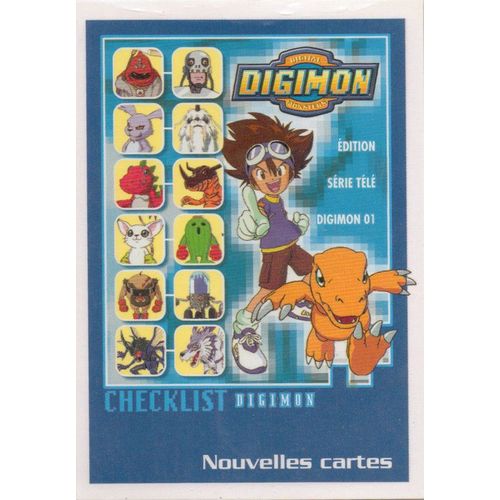 Digimon N°Check List Français