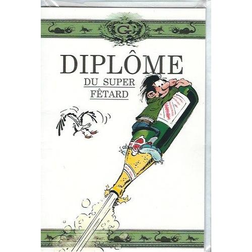 Diplome Gaston Lagaffe Du Super Fetard (Franquin)