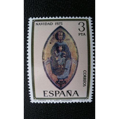 Timbre Espagne ( Yt 1946 ) 1975 La Vierge Et L'enfant