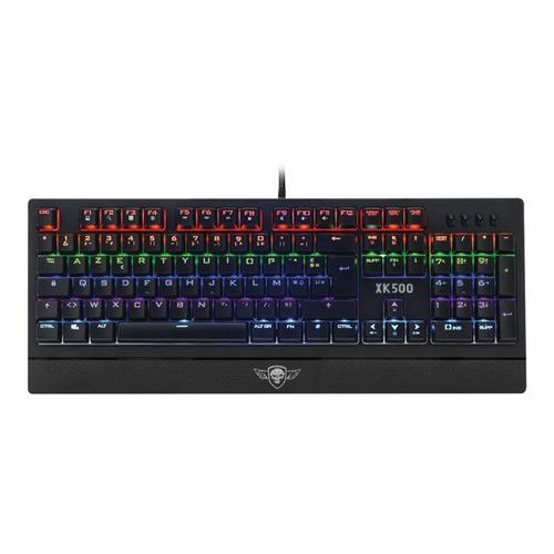 Suza Spirit Of Gamer CLA-XK500 - Clavier - backlit - USB - AZERTY - Français - noir