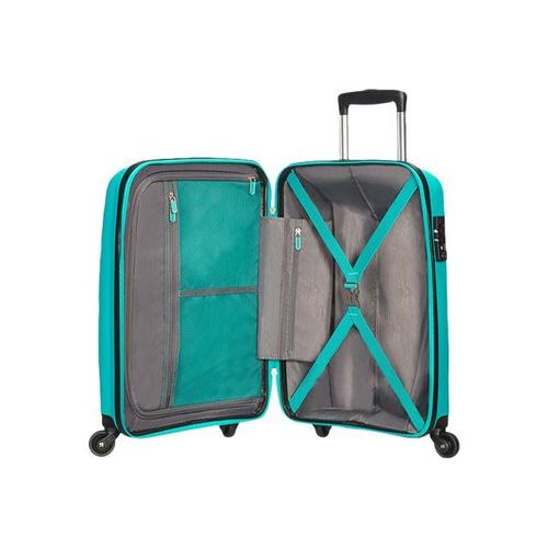 American Tourister Bon Air - Spinner 55 Cm - Coque Rigide - Polypropylène - Turquoise Profond