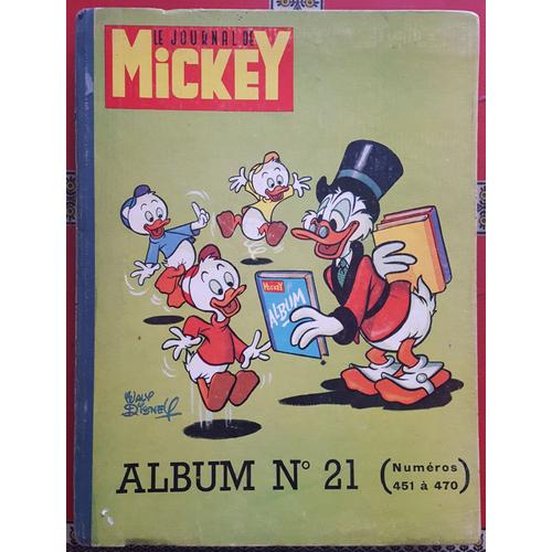 Le Journal De Mickey Album No 21 ( Nos 451 À 470)