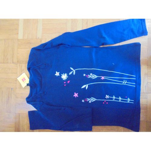 Pull Neuf Lazulite Coton 12 Ans Bleu