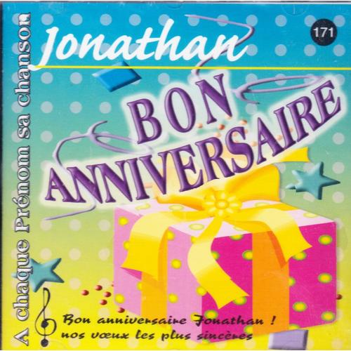 Joyeux Bon Anniversaire Jonathan Cd Rakuten