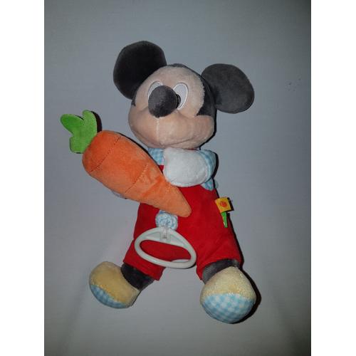 Doudou Musical Mickey Carotte Disney Nicotoy Simba Dickie Belgium Rouge Bleu Ciel Blanc Vichy Boite À Musique Jouet Bebe Naissance Peluche Éveil Enfant