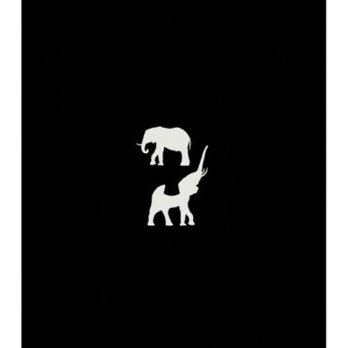 Pochoir Adhésif Éléphants 7x10 Cm