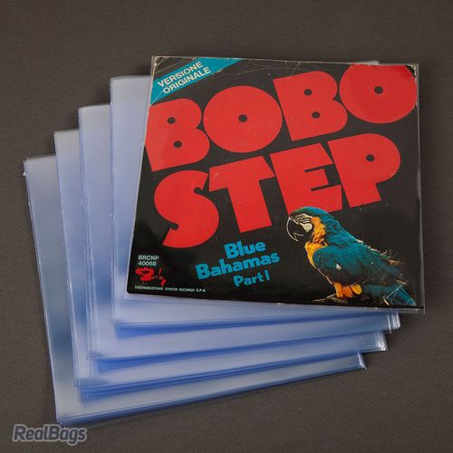 100 Pochettes De Protection Pour Disques Vinyles 45 Tours, Épaisseur 120 My