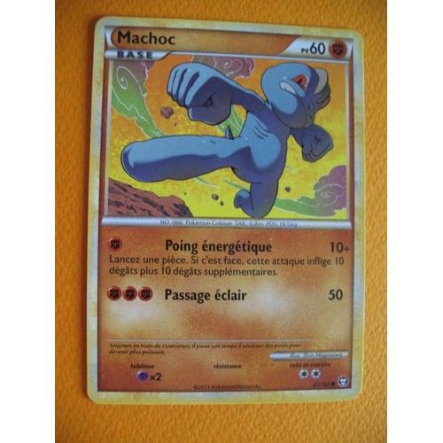 Carte Pokemon - Machoc - 67/102 - Heartgold Sold Silver Triomphe - 2011 - C