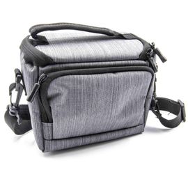 vhbw polyester foto sacoche gris pour caméra Sony A58, A7, A77, A7R, A7S, A99, FDR-AX33, FDR-AXP33, HDR-CX405, HDR-CX450, HDR-CX625, HDR-CX900