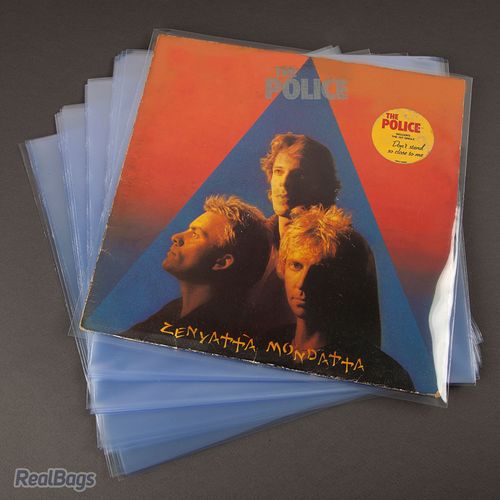50 Pochettes de Protection pour disques vinyles 33 tours, épaisseur 120 My