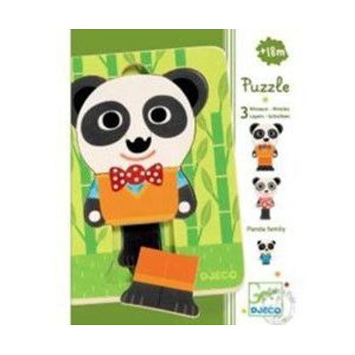 Puzzle 6 Pièces Puzzle En Bois - Panda