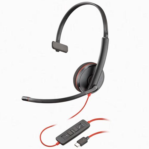 Poly Blackwire C3210 USB-C - 3200 Series - micro-casque - sur-oreille - filaire - USB-C