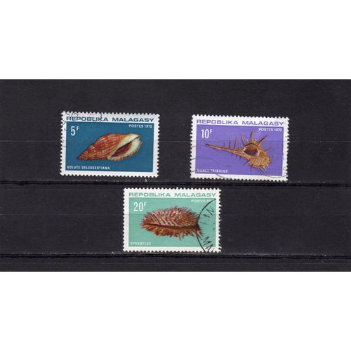 Timbres-Poste De Madagascar (Coquillages)