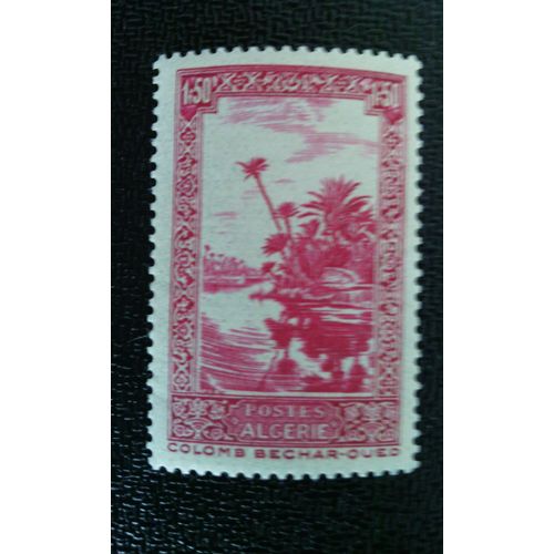 Timbre France Algerie ( Yt 174 ) 1942 Ouadi Avec Colomb-Bechard