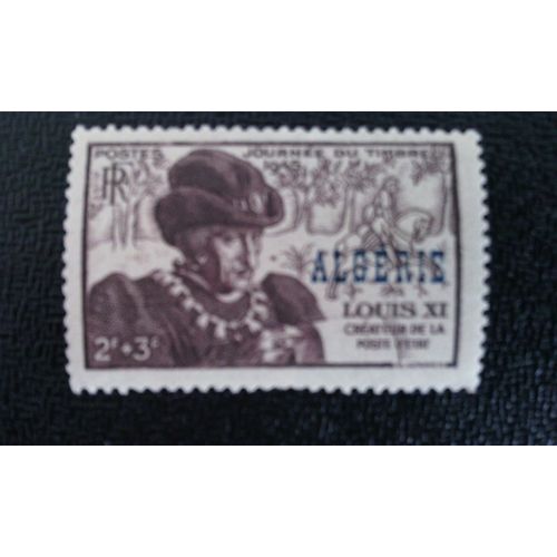 Timbrefrance Algerie ( Yt 246 ) 1945 Louis Xi