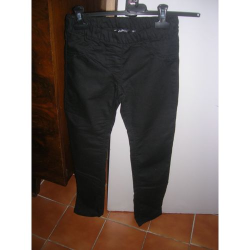 Pantalon B.A-Basic Taille Élastique Coton 14 Ans Noir