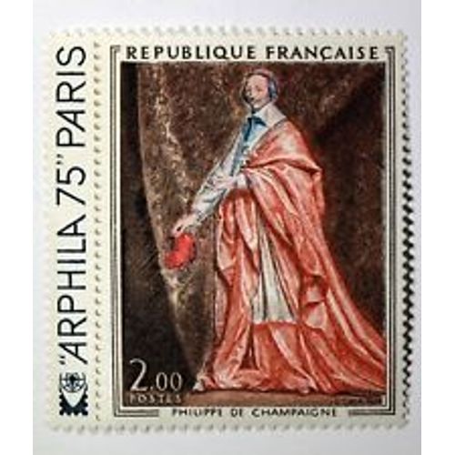 Timbre France 1973 Neuf ** Yt N° 1766 Philippe De Champaigne