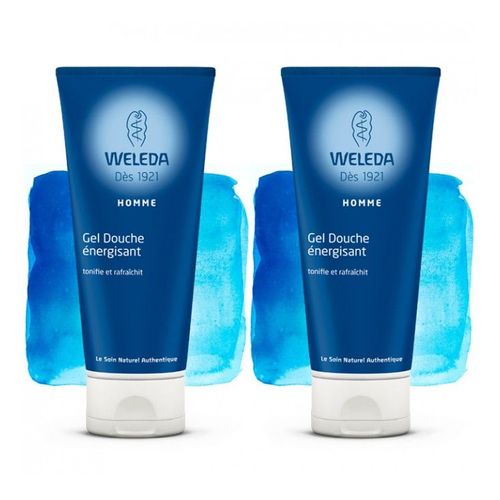 Weleda Gel Douche Énergisant Homme Lot De 2 X 200ml 
