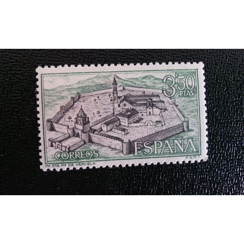 Timbre Espagne ( Yt 1494 ) 1967 Monastère De Veruela