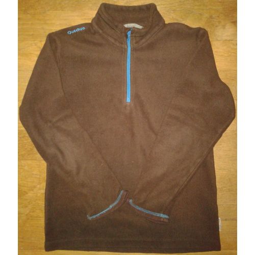 Sweat Quechua Polaire Taille 8 Ans Marron